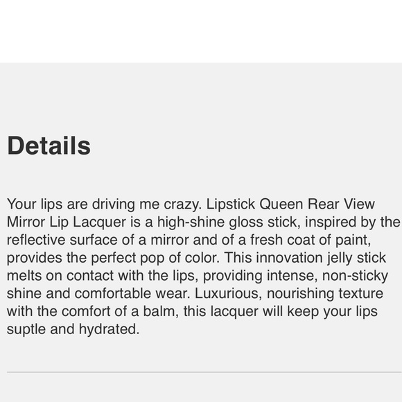 Lipstick Queen Rear View Mirror Lip Lacquer - Picture 7 of 8